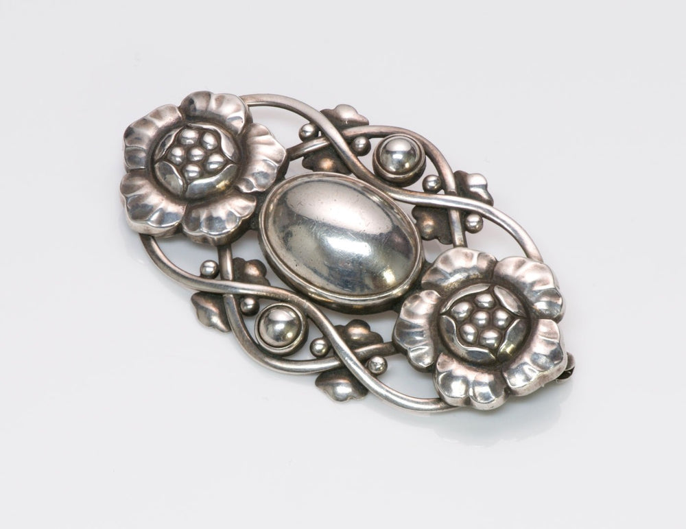 Georg Jensen Silver Brooch No. 89