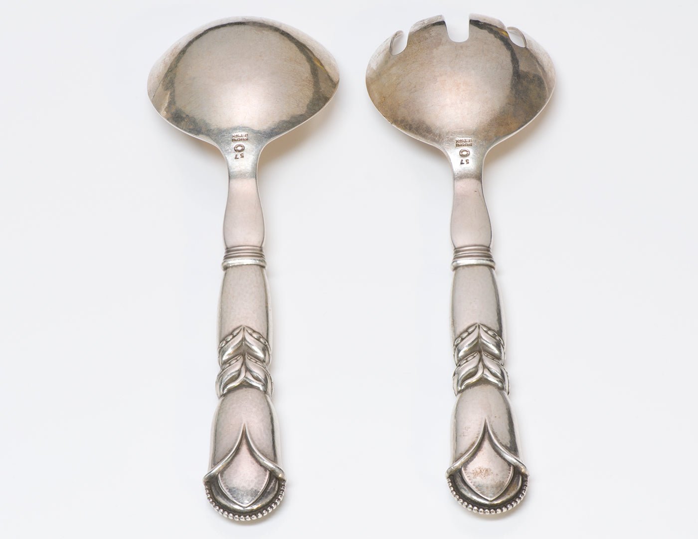 Georg Jensen Sterling Silver Salad Set #57