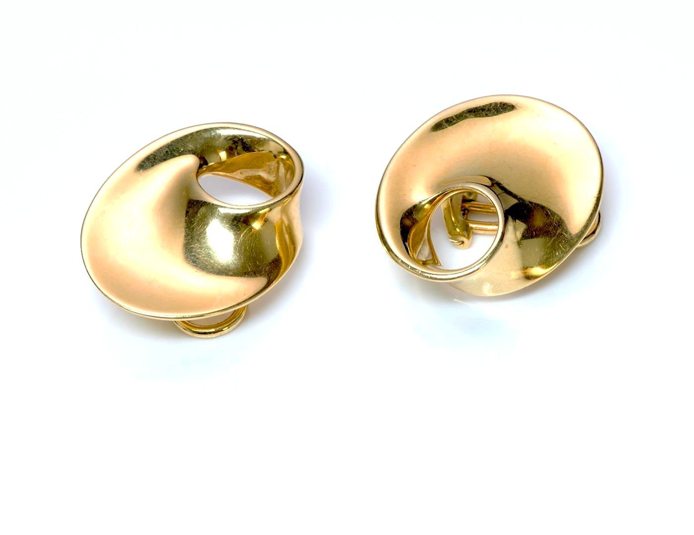 Georg Jensen Torun Gold Earrings