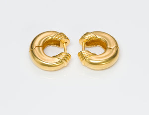 Yellow Gold Huggie Earrings