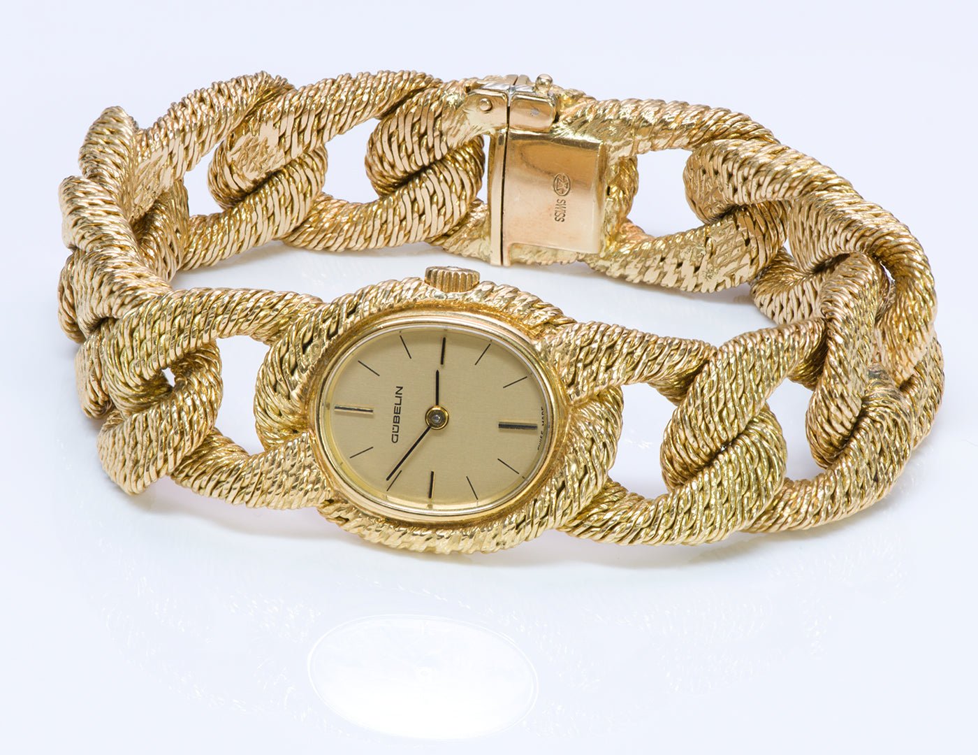 Gübelin George L'Enfant 18K Gold Watch Bracelet