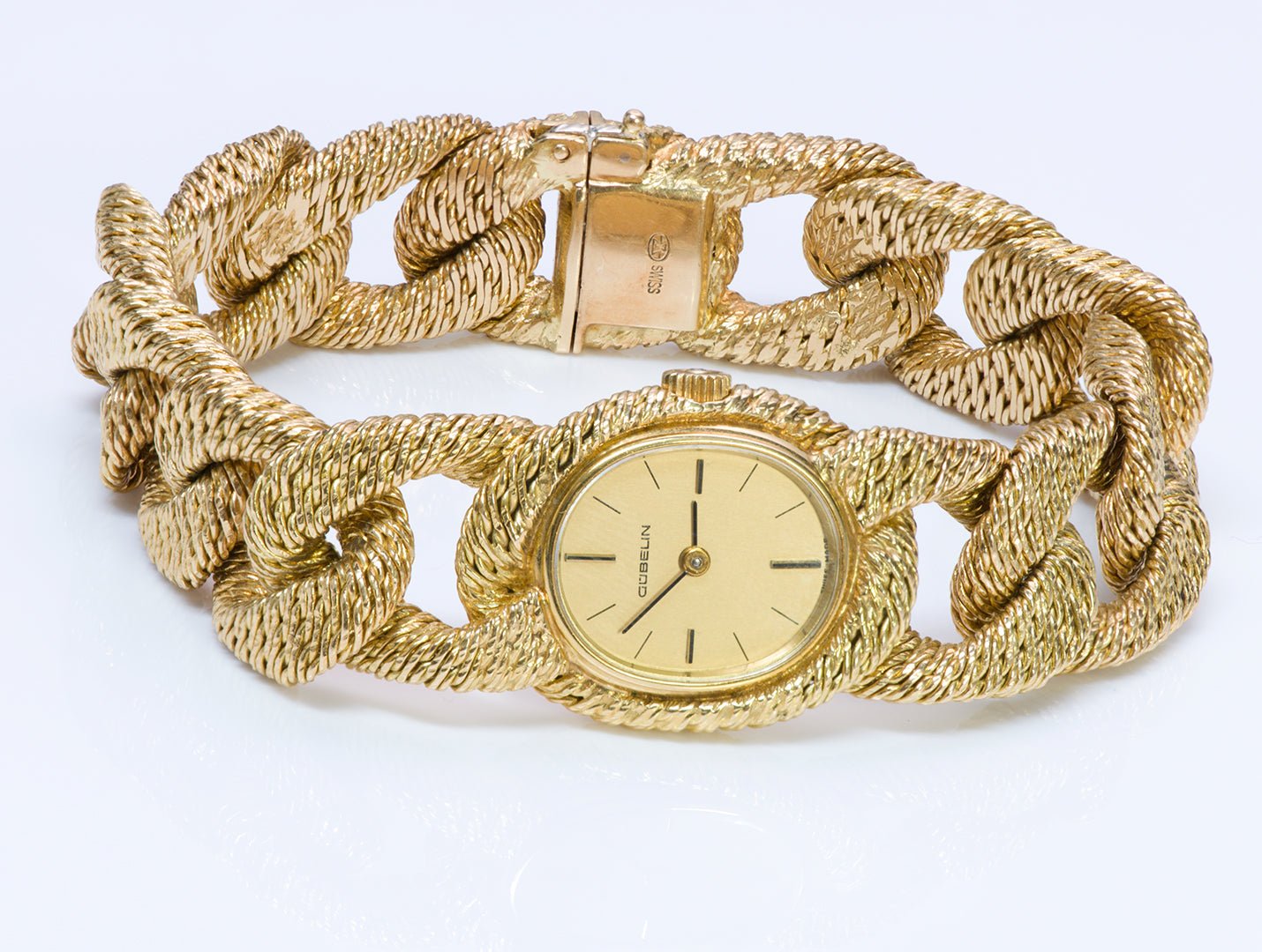 Gübelin George L'Enfant 18K Gold Watch Bracelet