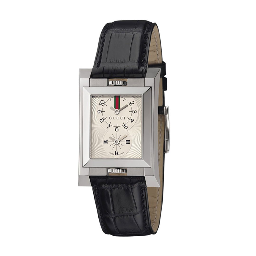 Gucci 111 Dual Time Collection Guccio Watch