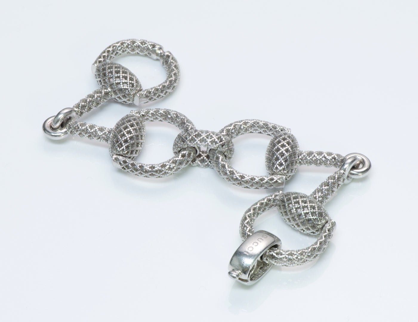 Gucci Sterling Silver and Black Leather Horsebit Bracelet – JDEX Styles