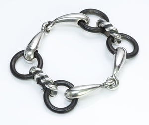 Gucci Silver Ebony Bracelet