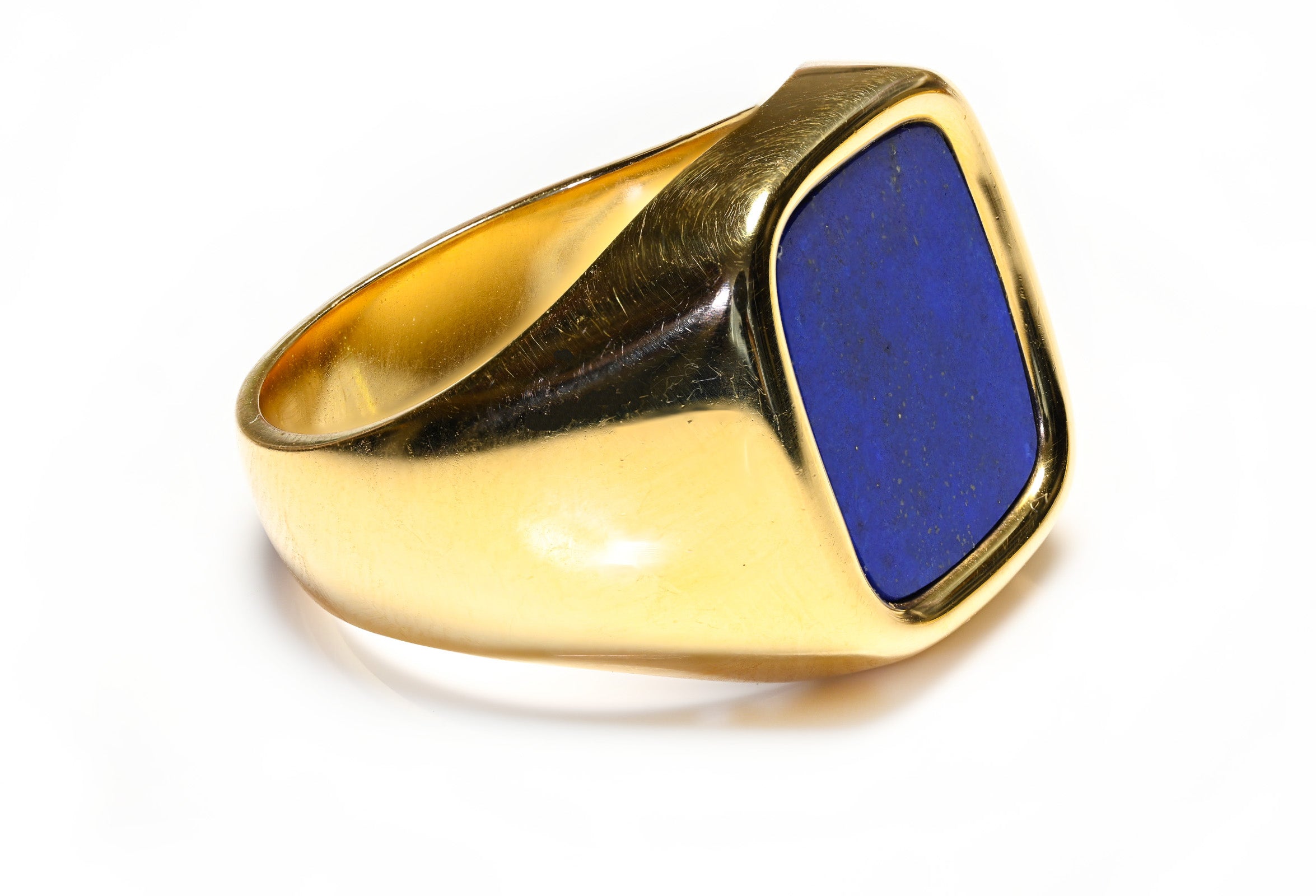 Gump's 18K Gold Lapis Men's Ring