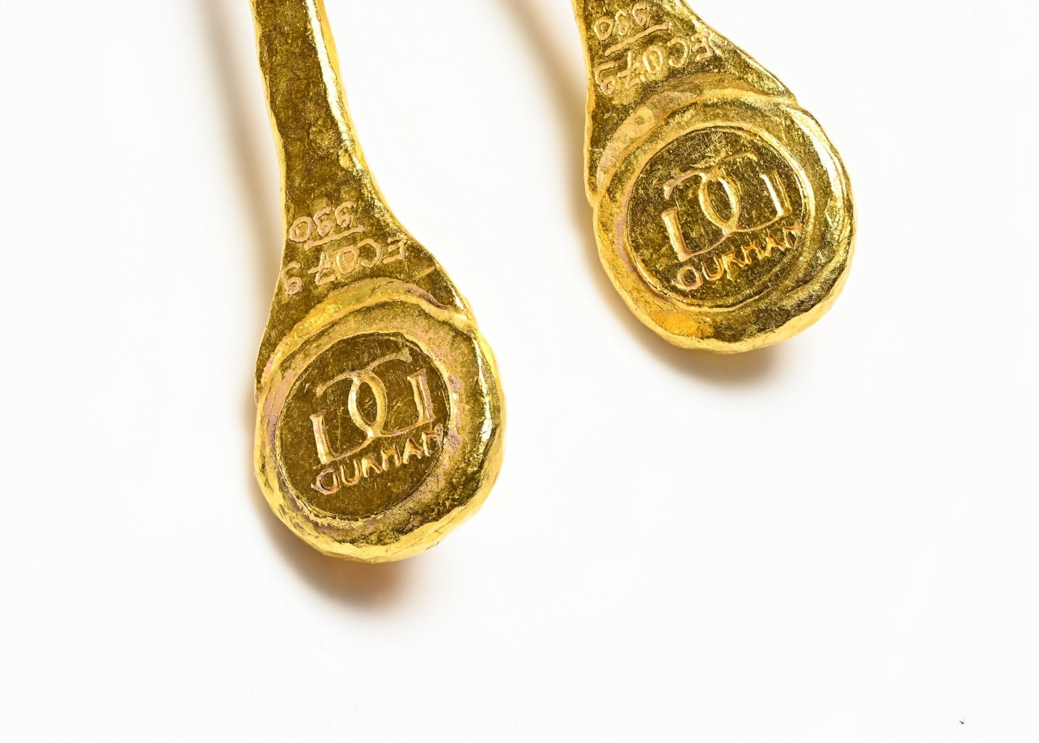 Gurhan 24K Gold Diamond Earrings