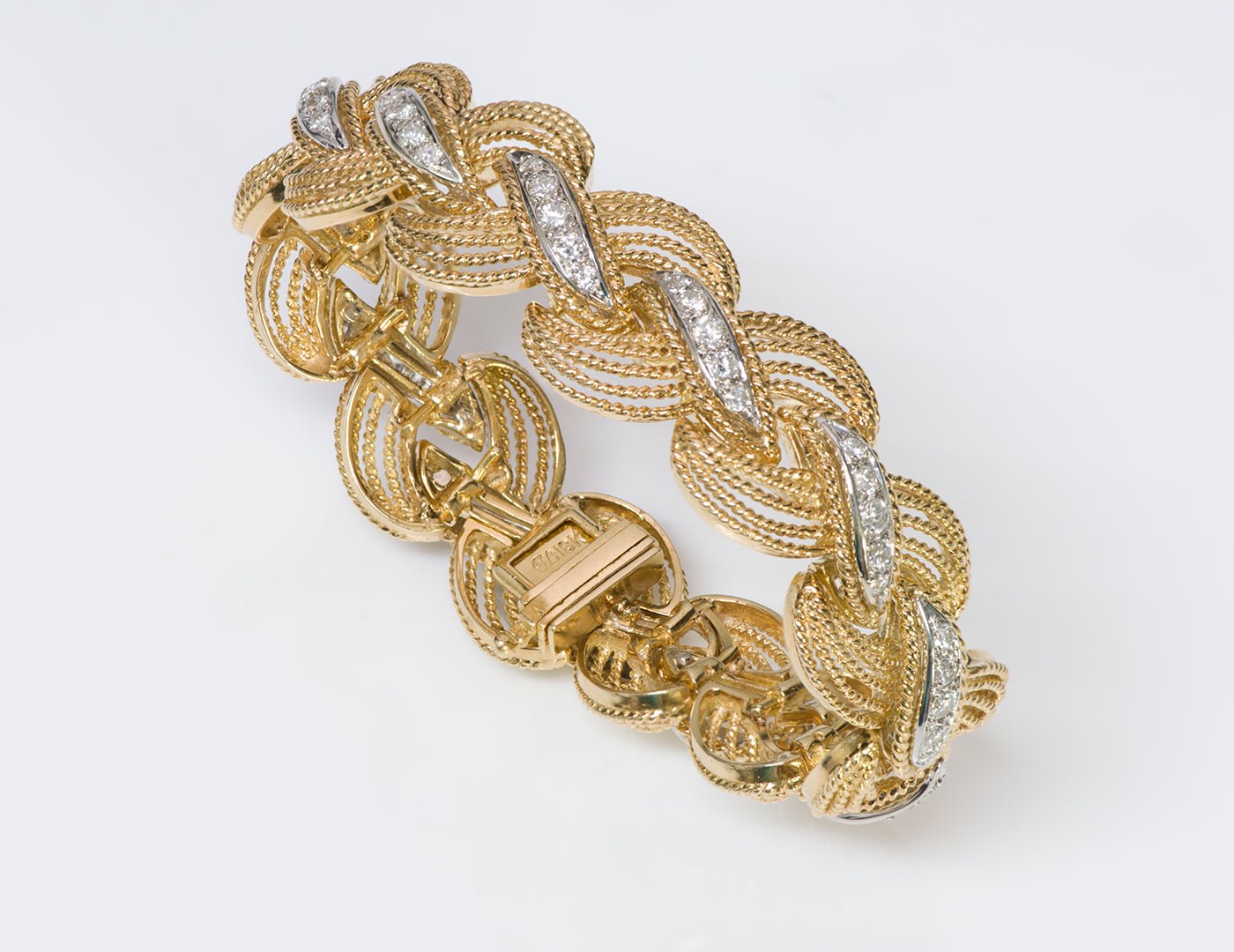 Hammerman Brothers 18K Gold Diamond Bracelet