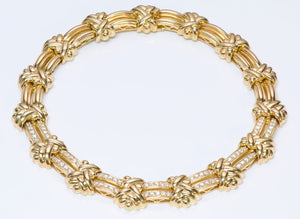 Hammerman Brothers 18K Gold Diamond Necklace