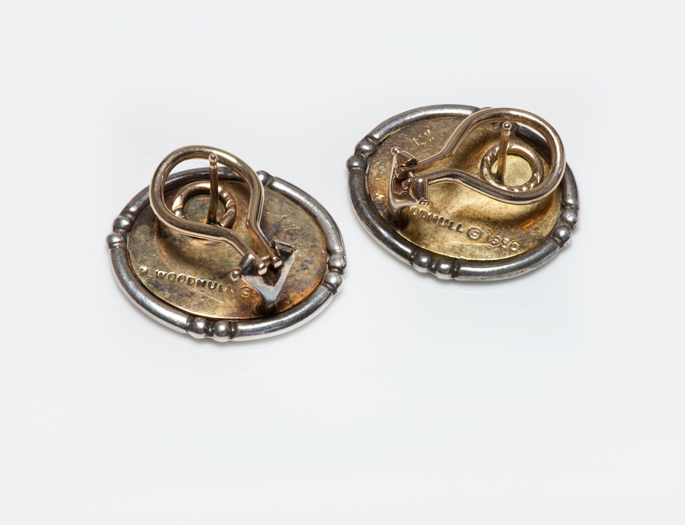 Helen Woodhull 18K Gold & Silver Earrings