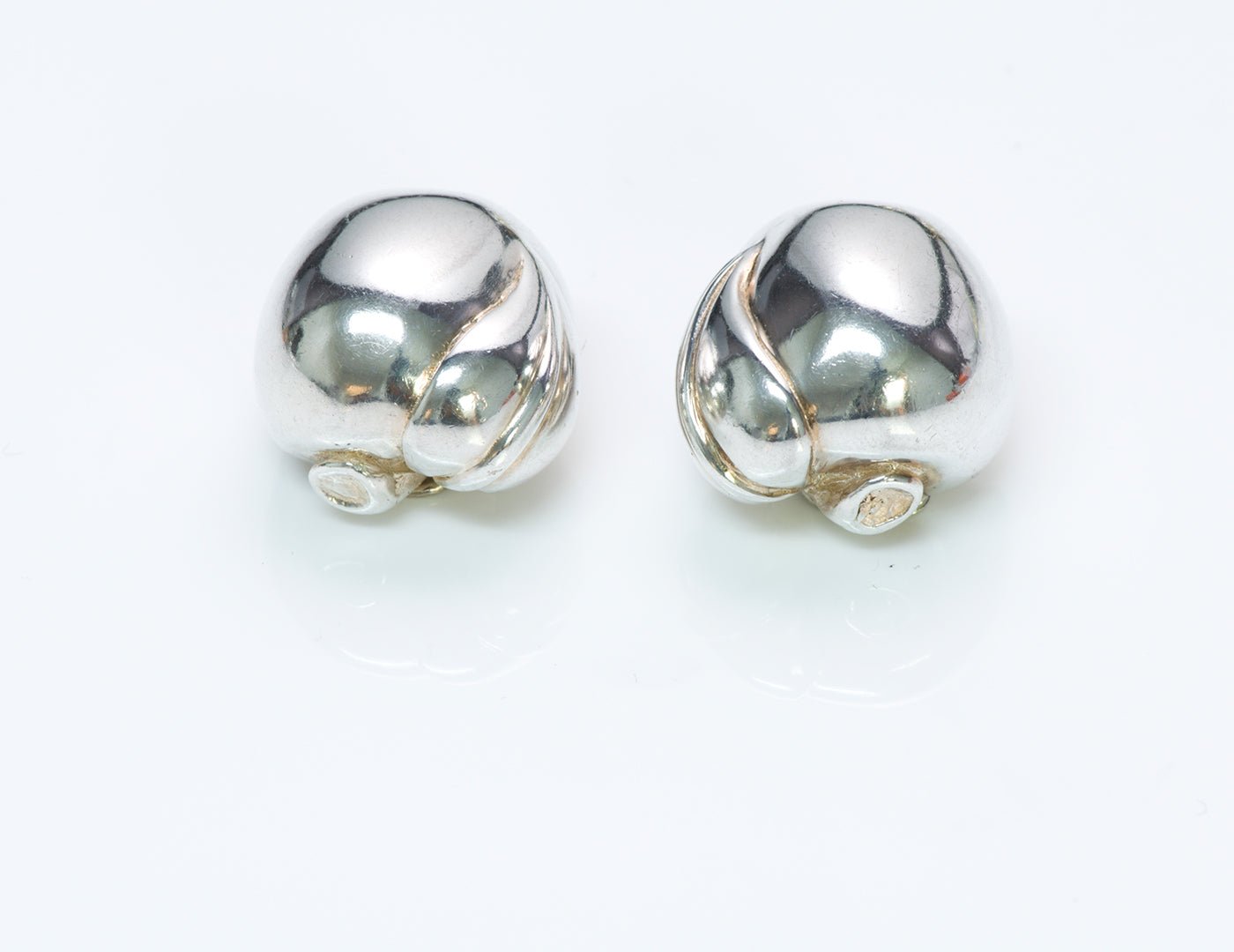 Hermès Apple Silver Earrings - DSF Antique Jewelry
