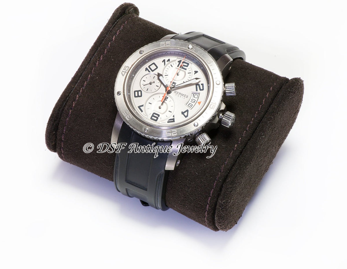 Hermes Clipper Chronograph Titanium Automatic Diver Men display picture 1