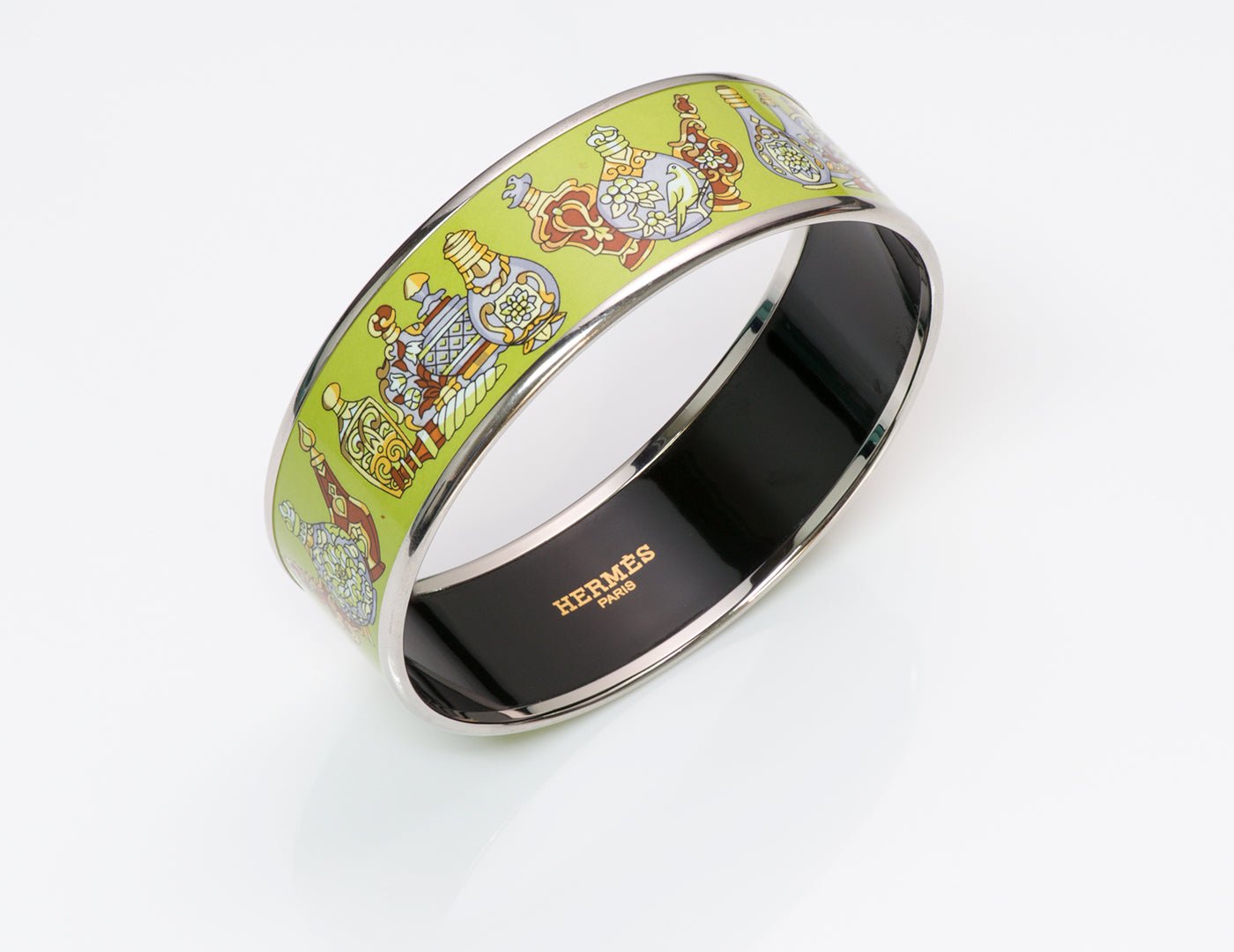 Hermès Enamel Bangle Bracelet