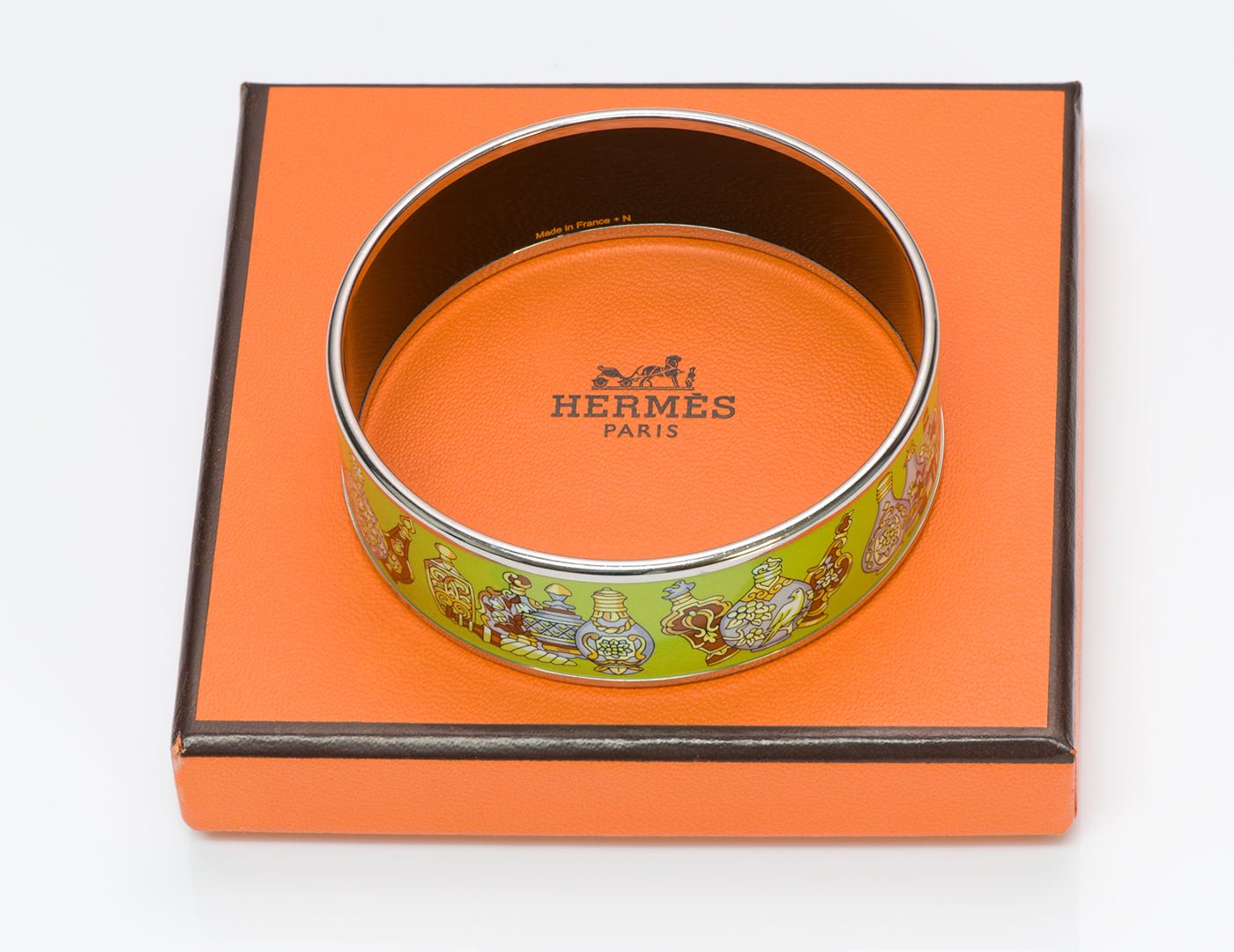 Hermès Enamel Bangle Bracelet