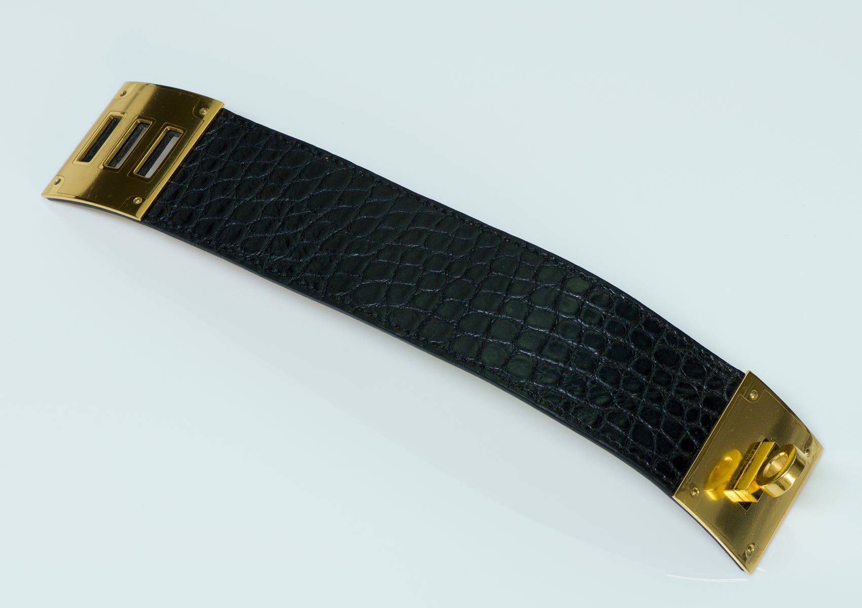 Hermès Genuine Alligator Kelly Bracelet