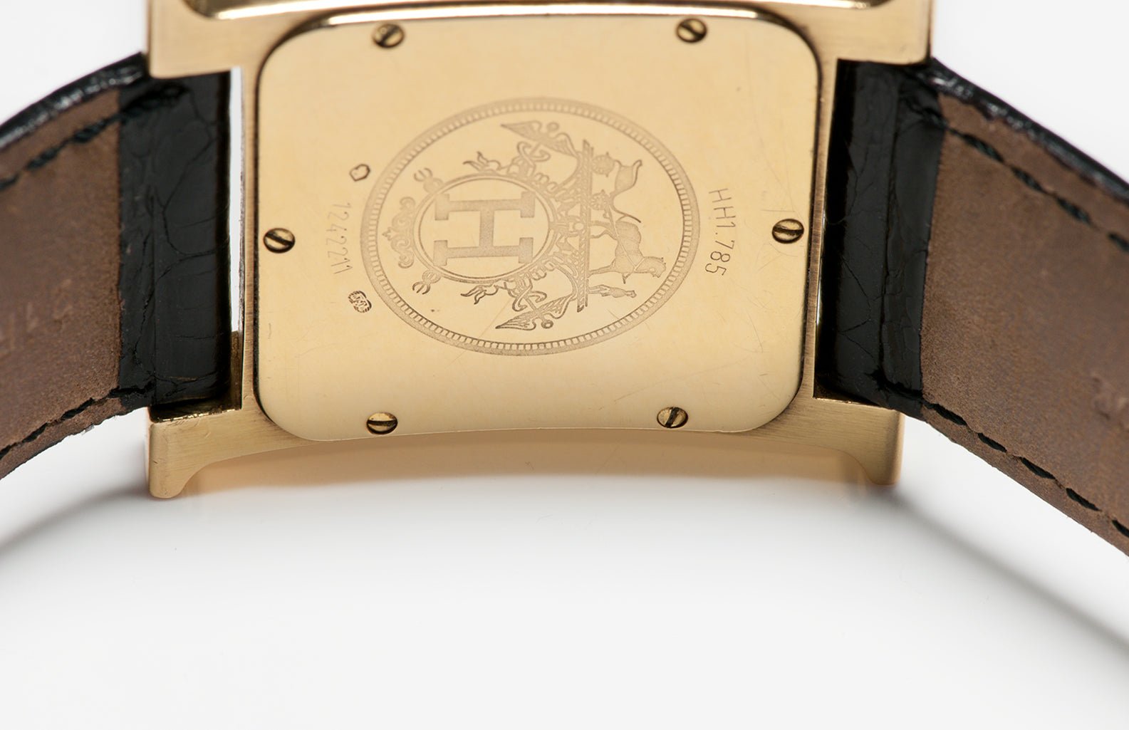 Hermes Heure H 18K Gold Watch HH1.785