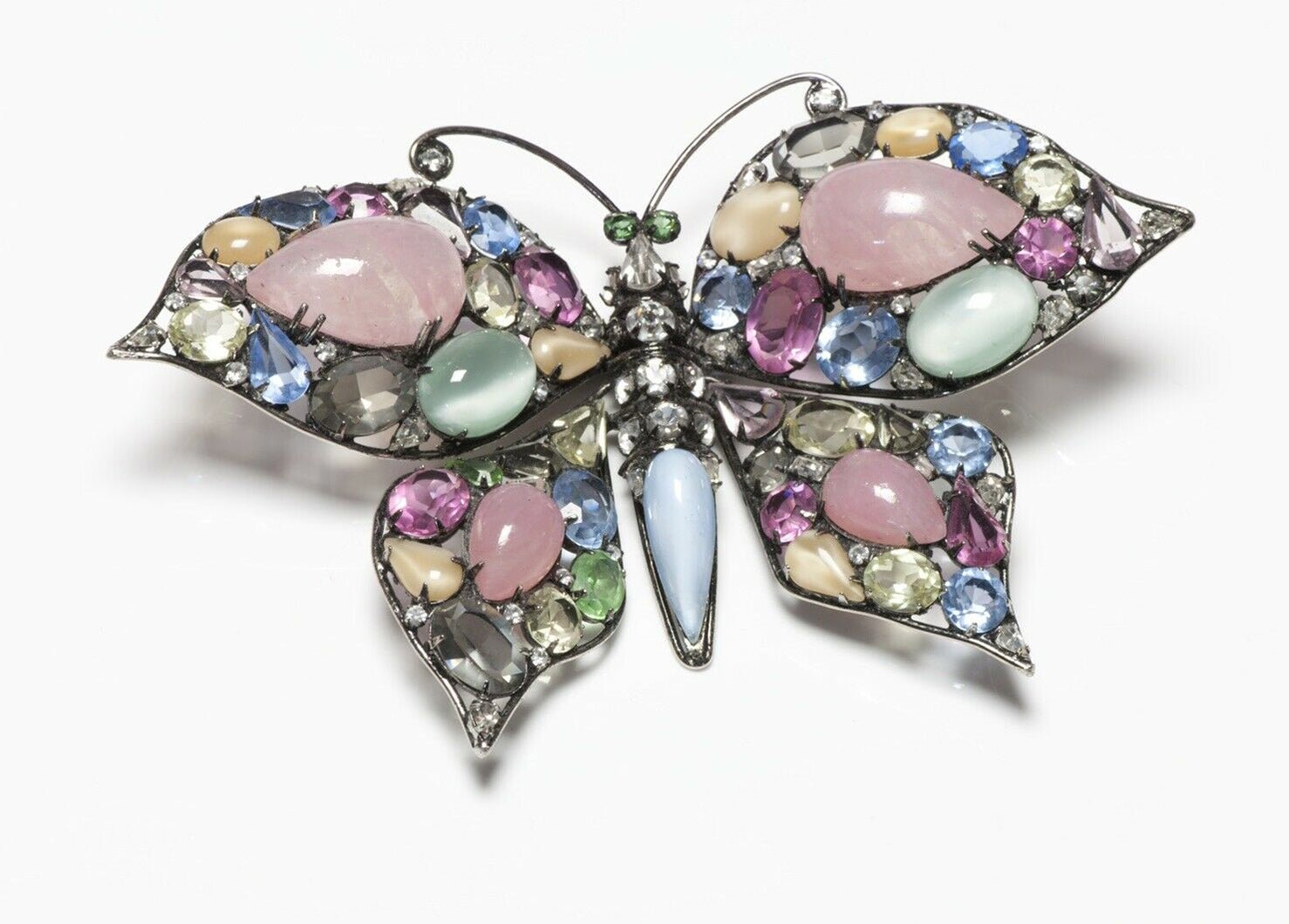 Iradj Moini Pink Quartz Butterfly Brooch