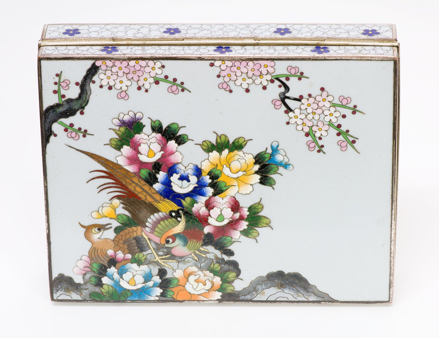 Japanese Inaba Cloisonne Box