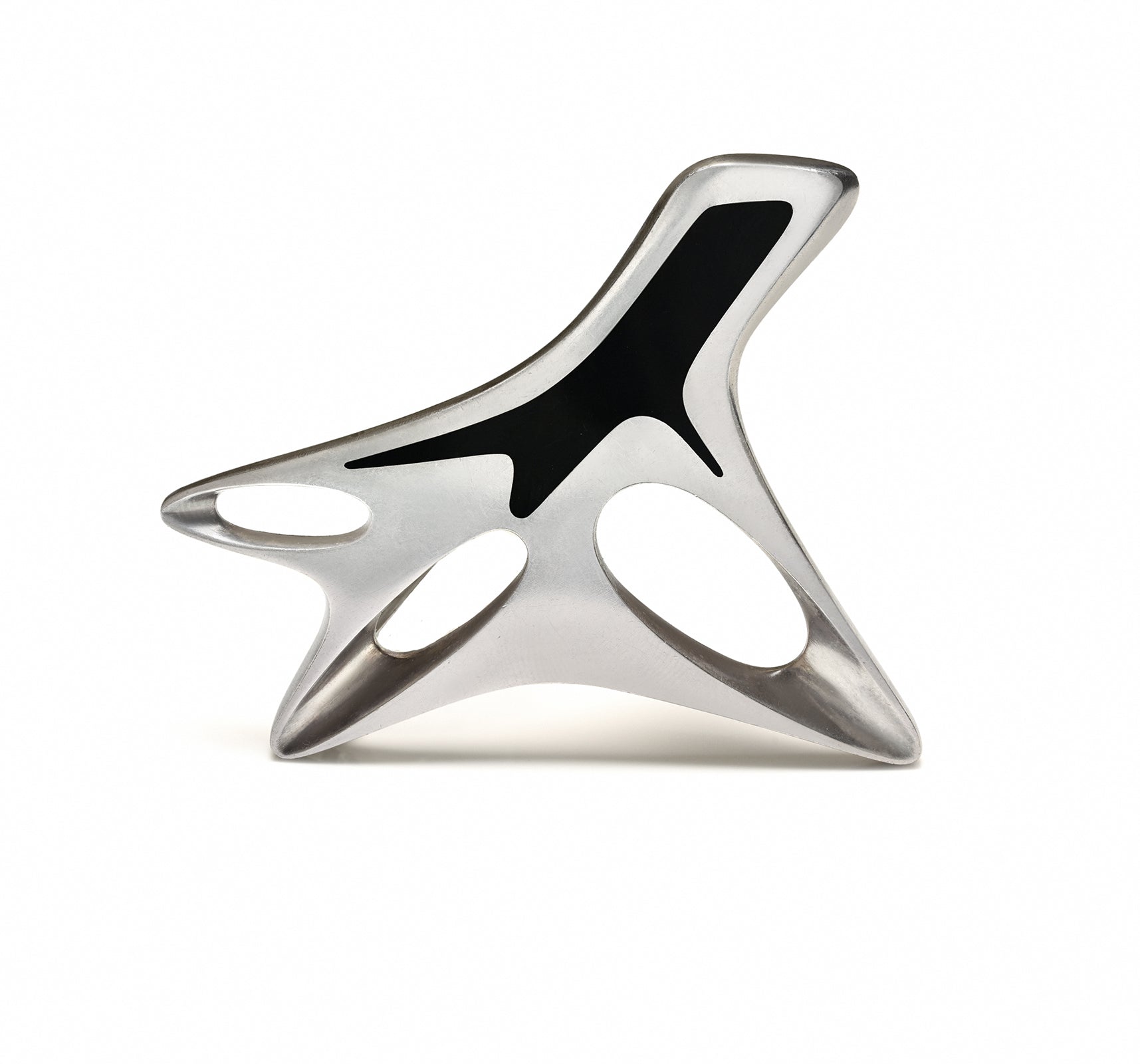 Henning Koppel Georg Jensen Sterling Silver Enamel Modernist Brooch