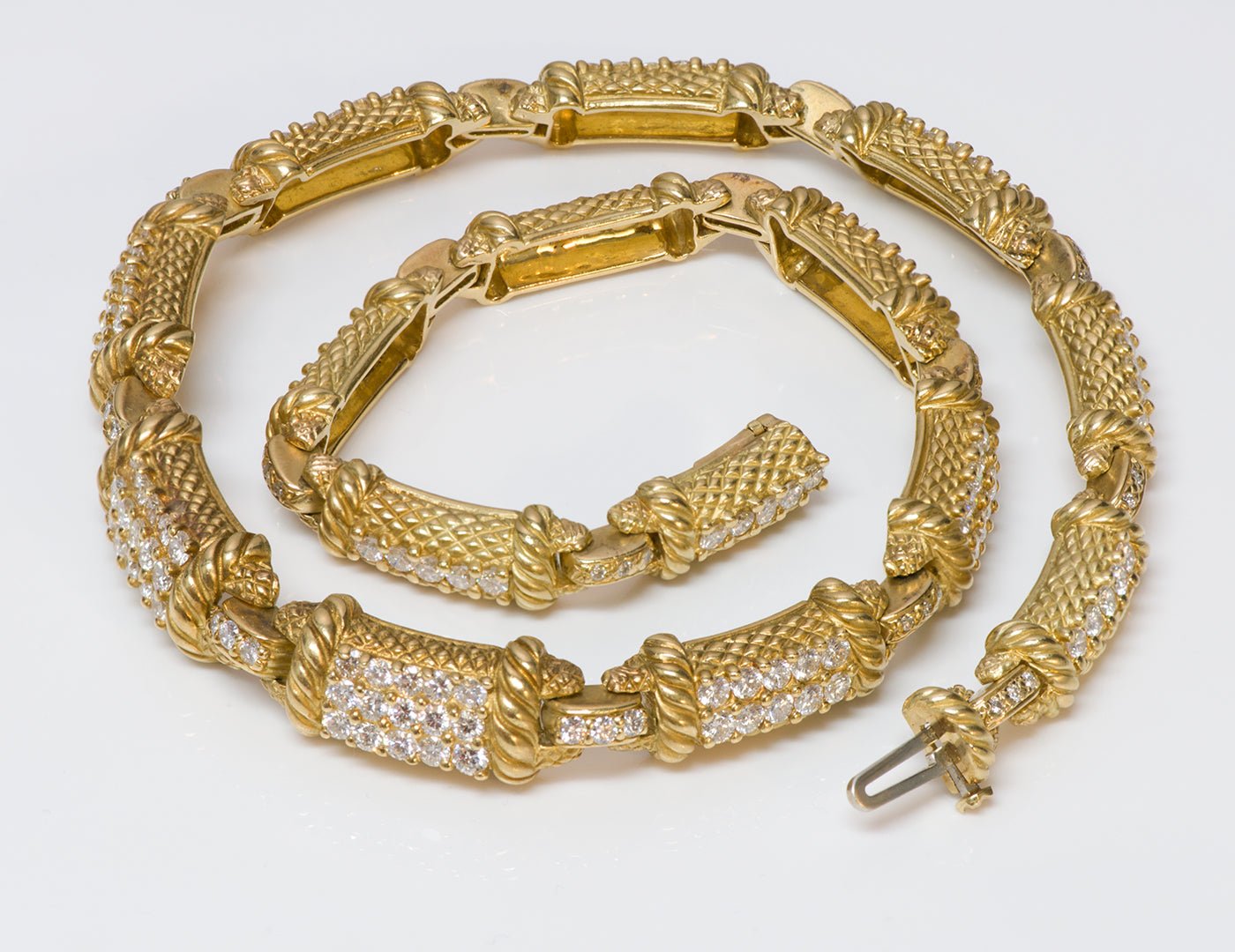 Judith Ripka Diamond 18K Gold Necklace