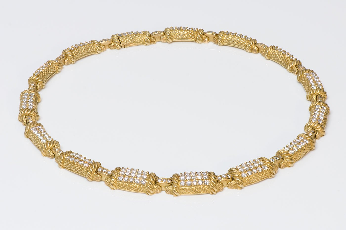 Judith Ripka Diamond 18K Gold Necklace