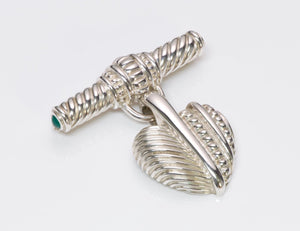 Judith Ripka Silver Heart Brooch