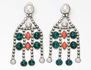 Kenneth Jay Lane KJL Chandelier Earrings