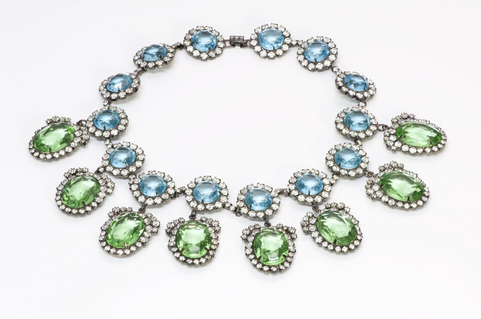 Kenneth Jay Lane KJL “Treasures of the Duchess” Crystal Necklace