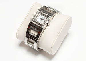 Lalique Bacchantes Crystal Diamond Stainless Steel Watch