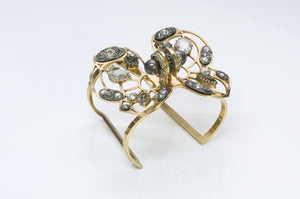 Lanvin Crystal Butterfly Bracelet