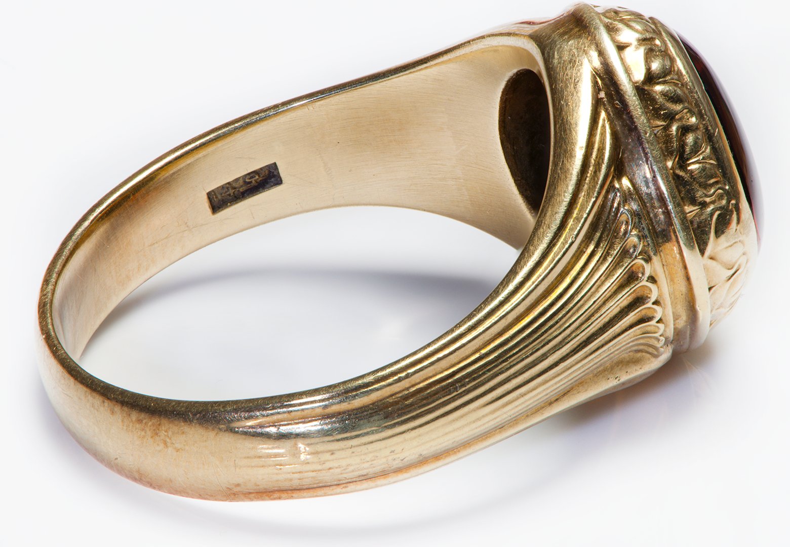 Larter & Sons Madeira Citrine Gold Men's Ring