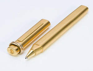 Les Must De Cartier Vendome Trinity Gold Plate Ballpoint Pen