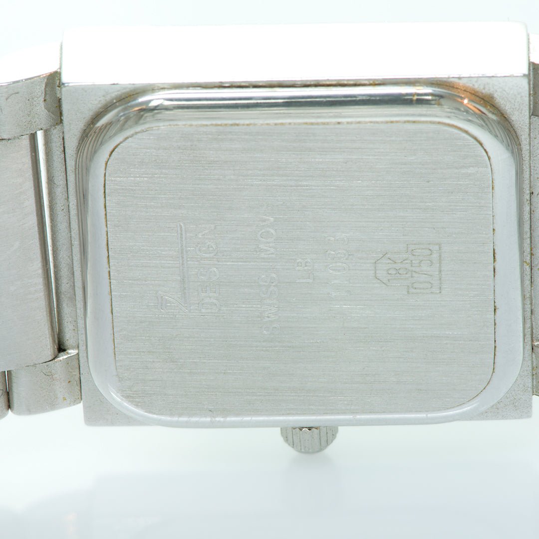 Luxury Z Design 18K White Gold and Diamond Watch