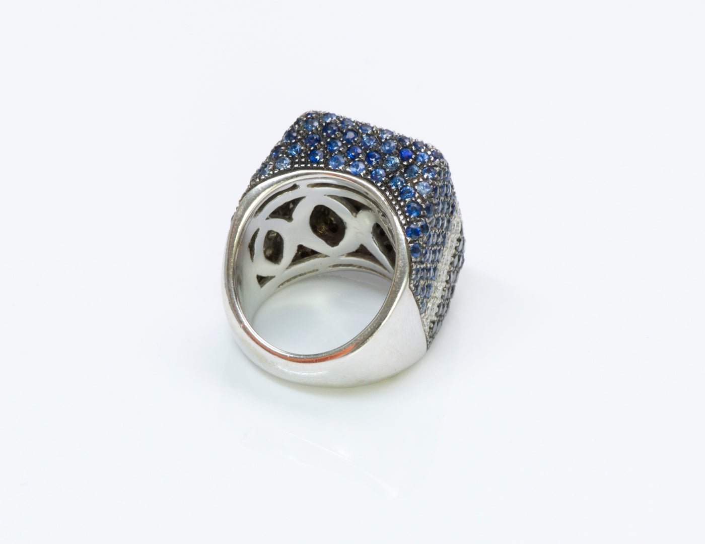 Marco Valente Diamond Sapphire Gold Ring