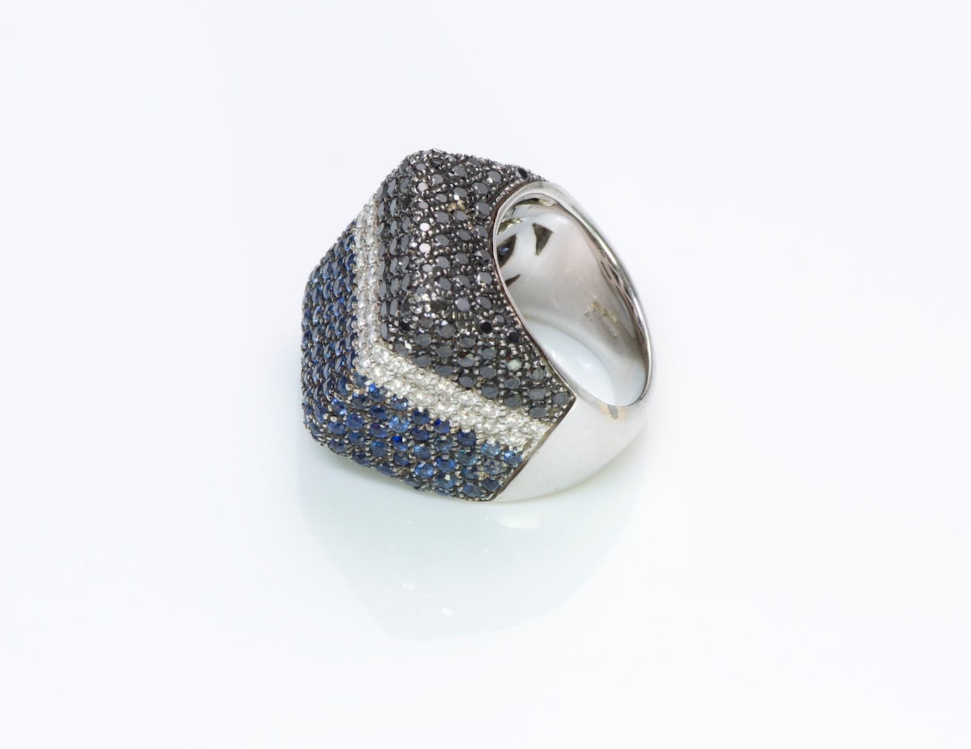 Marco Valente Diamond Sapphire Gold Ring