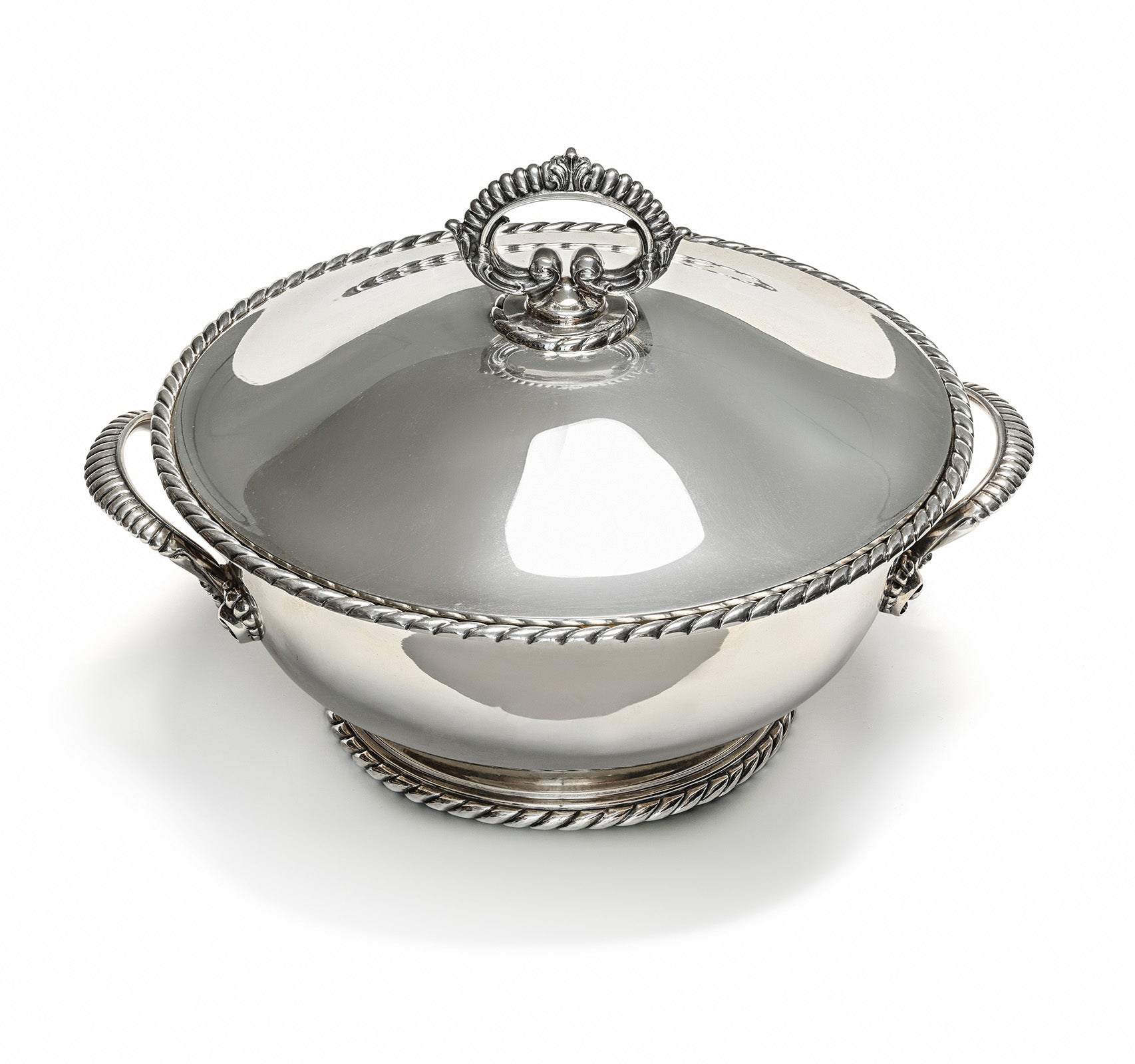 Mario Buccellati Sterling Silver Torchon Soup Tureen