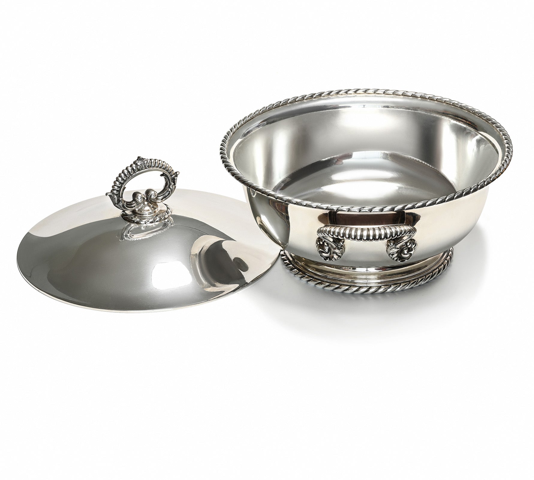 Mario Buccellati Silver Torchon Soup Tureen