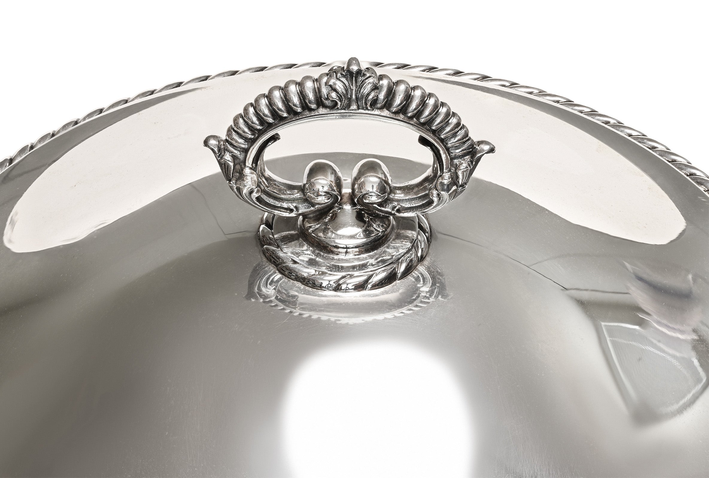 Buccellati 925 Silver Torchon Soup Tureen