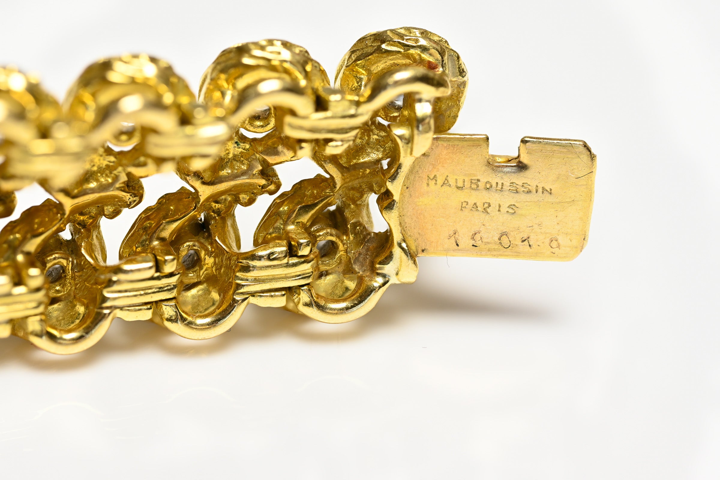 Mauboussin 18K Gold Diamond Bracelet paris 