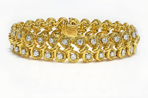 Mauboussin 18K Yellow Gold Diamond Bracelet