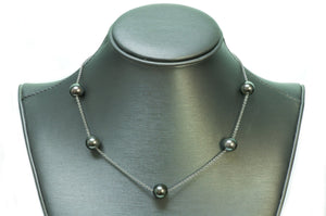 Mikimoto Pearls in Motion 18K Gold Necklace