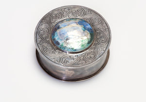 Mildred Watkins Sterling Silver Enamel Box
