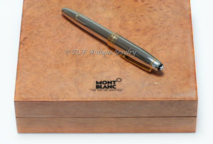 Montblanc Meisterstuck Solitaire Solid 950 Platinum 18K Gold Fountain Pen