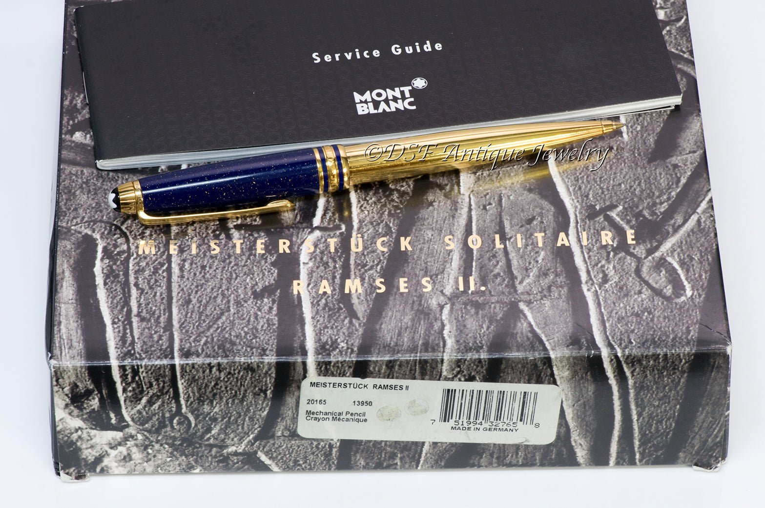 Montblanc Meisterstuck Vermeil Lapis Ramses II Mechanical Pencil