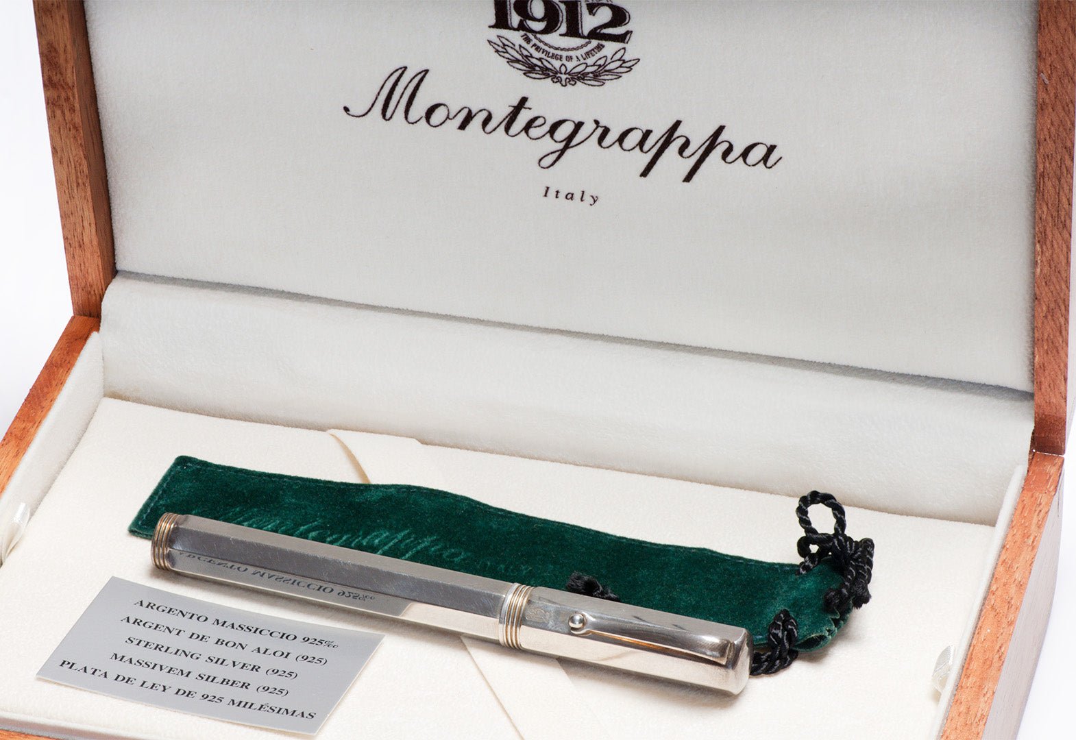Montegrappa Sterling Silver Fountain Pen