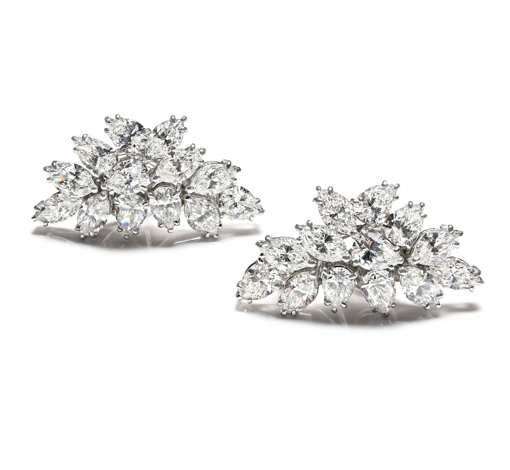 Diamond Marquise Pear-Shaped Earrings Harry Winston 