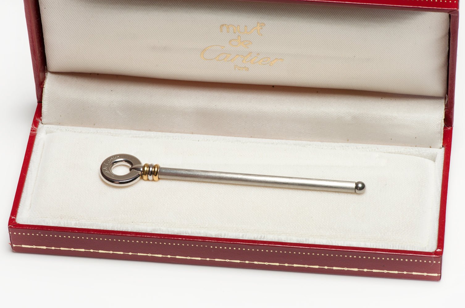 Must de Cartier Trinity Stainless Steel Champagne Stirrer