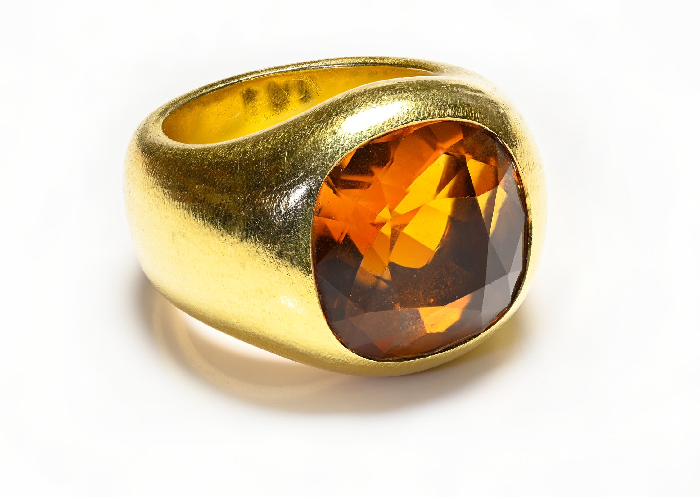 Natan Gold Citrine Ring 