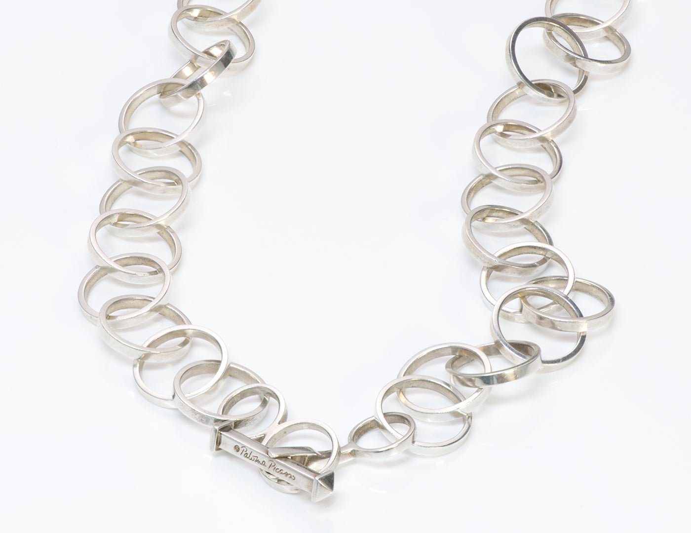Paloma Picasso Tiffany Co. Sterling Chain Link Necklace