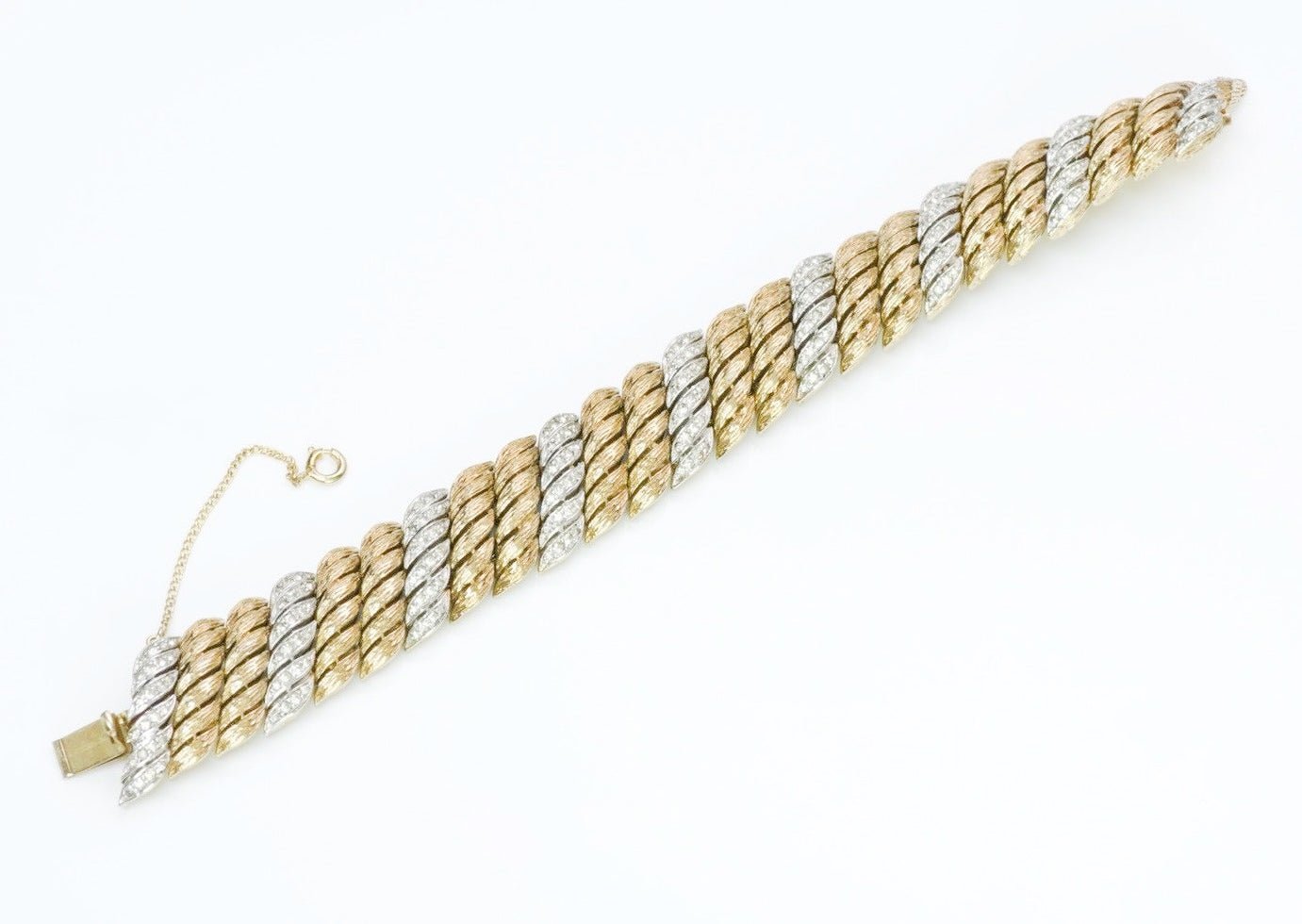 Panetta Gold Tone Crystal Bracelet